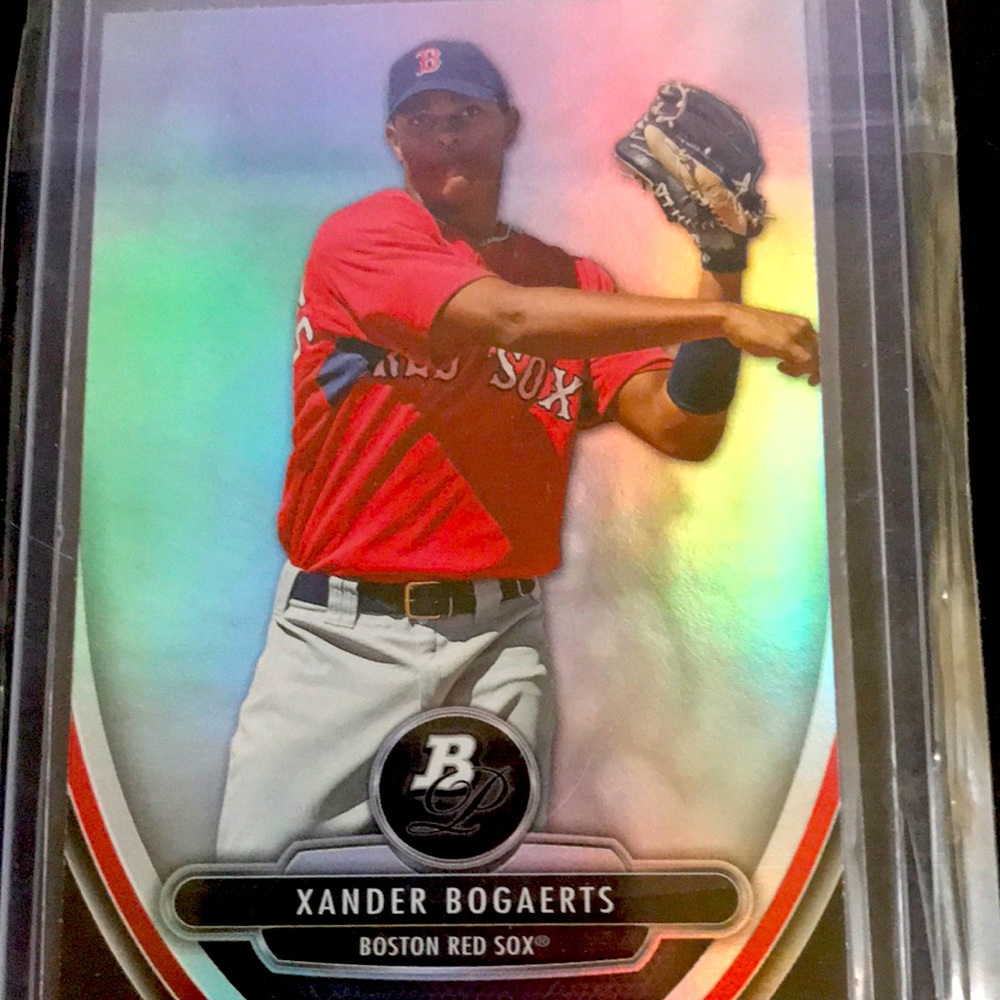 Xander Bogaerts 2013 Bowman Platinum Rookie